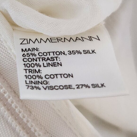 Zimmermann Painted Heart Contour Skirt S0 b95 - Picture 10 of 10